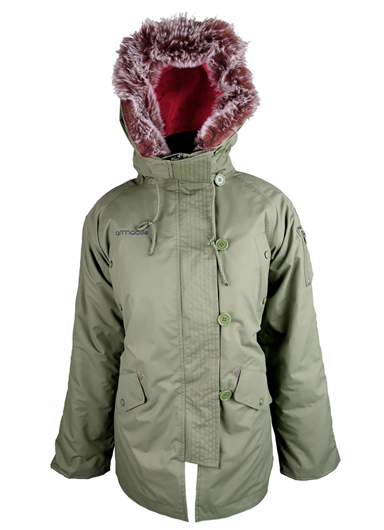<img src= ”ParkaL_green_web.jpg” alt = “Ladies Parka Green” / >